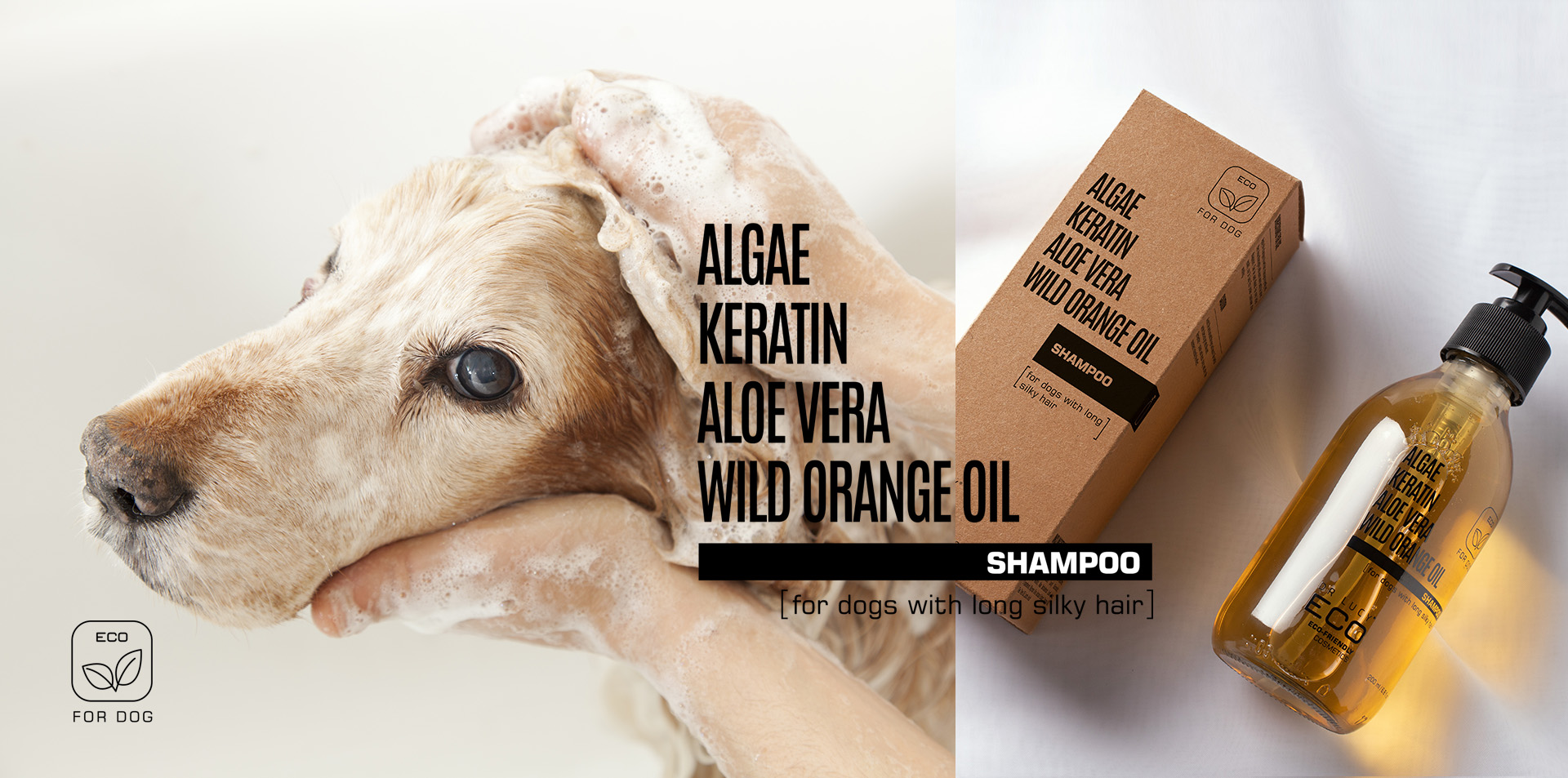 szampon dla psów o długiej i lejącej sierści